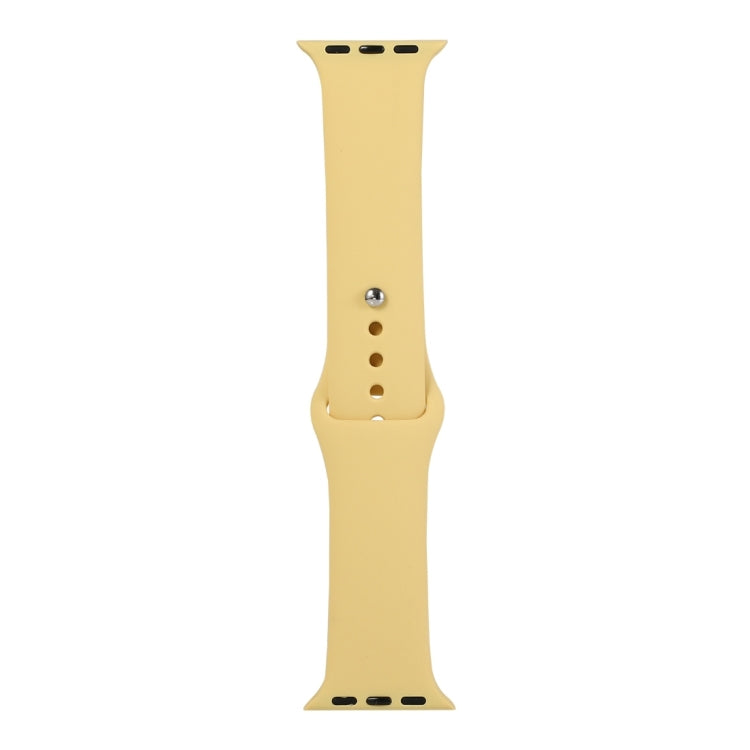 Cinturino di ricambio per orologio in silicone, sezione corta (femmina), For Apple Watch Ultra 49mm / Series 8&7 45mm / SE 2&6&SE&5&4 44mm / 3&2&1 42mm