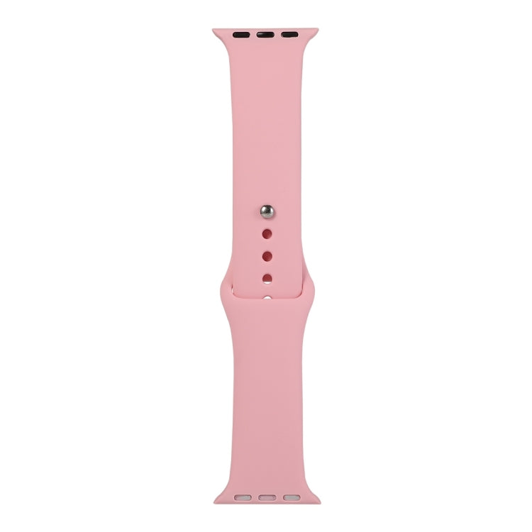 Cinturino di ricambio per orologio in silicone, sezione corta (femmina), For Apple Watch Ultra 49mm / Series 8&7 45mm / SE 2&6&SE&5&4 44mm / 3&2&1 42mm