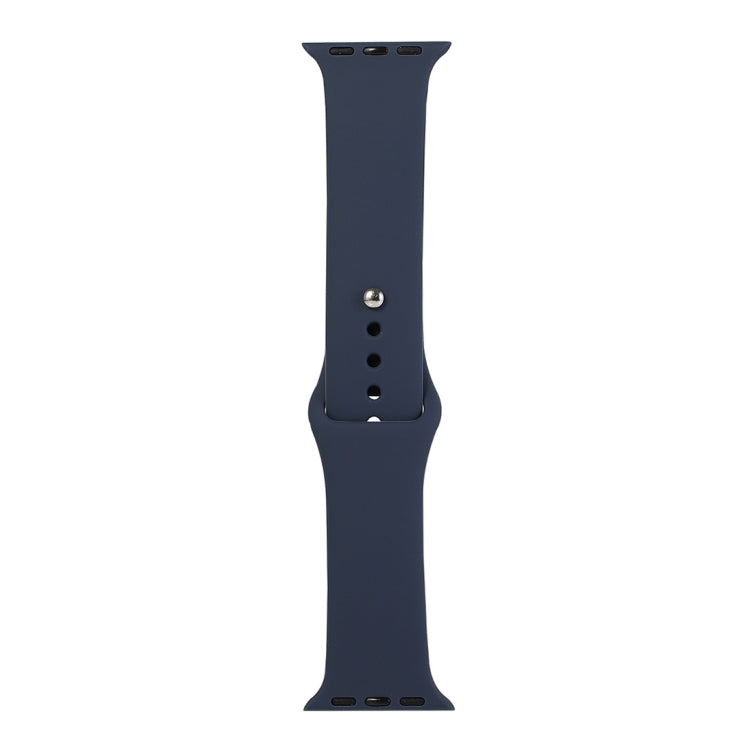 Cinturino di ricambio per orologio in silicone, sezione corta (femmina), For Apple Watch Ultra 49mm / Series 8&7 45mm / SE 2&6&SE&5&4 44mm / 3&2&1 42mm