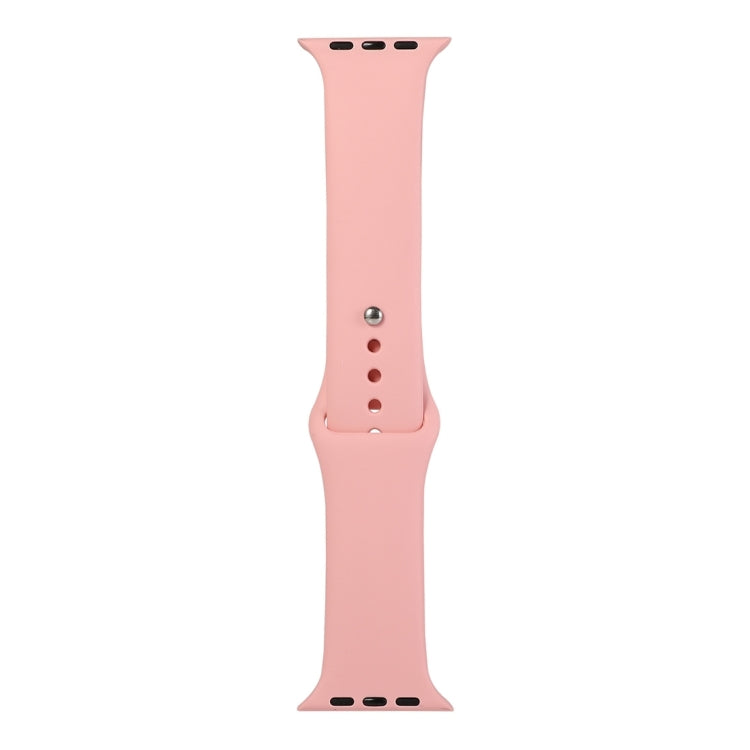 Cinturino di ricambio per orologio in silicone, sezione corta (femmina), For Apple Watch Ultra 49mm / Series 8&7 45mm / SE 2&6&SE&5&4 44mm / 3&2&1 42mm