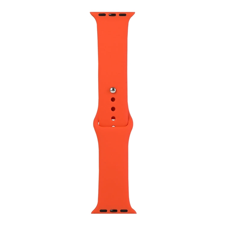Cinturino di ricambio per orologio in silicone, sezione corta (femmina), For Apple Watch Ultra 49mm / Series 8&7 45mm / SE 2&6&SE&5&4 44mm / 3&2&1 42mm