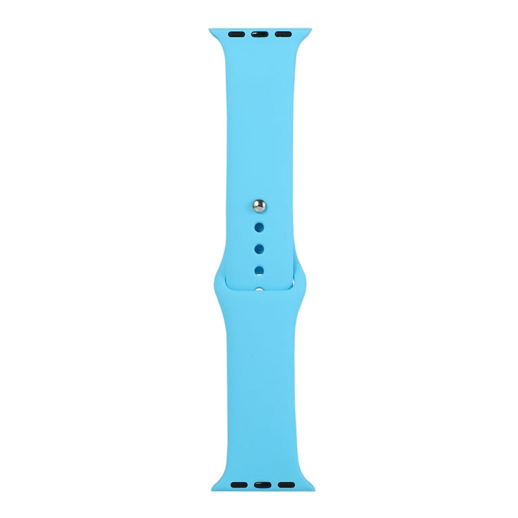 Cinturino di ricambio per orologio in silicone, sezione corta (femmina), For Apple Watch Ultra 49mm / Series 8&7 45mm / SE 2&6&SE&5&4 44mm / 3&2&1 42mm