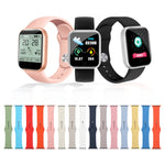 Cinturino di ricambio per orologio in silicone, sezione corta (femmina), For Apple Watch Ultra 49mm / Series 8&7 45mm / SE 2&6&SE&5&4 44mm / 3&2&1 42mm
