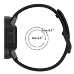 Cinturino in silicone ricambio per Suunto 9 Peak Pro 22mm