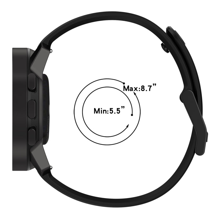 Cinturino in silicone ricambio per Suunto 9 Peak Pro 22mm