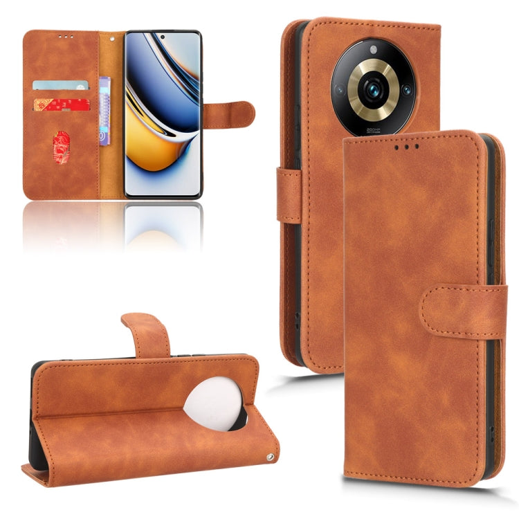 Custodia in pelle con vibrazione magnetica per Realme 11 5G e 11X 5G