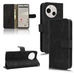 Custodia in pelle con vibrazione magnetica per Sharp Aquos