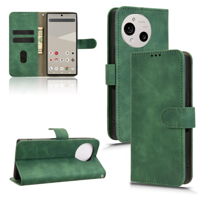 Custodia in pelle con vibrazione magnetica per Sharp Aquos