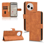 Custodia in pelle con vibrazione magnetica per Sharp Aquos