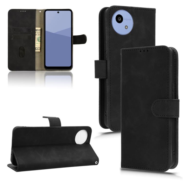 Custodia in pelle con vibrazione magnetica per Sharp Aquos