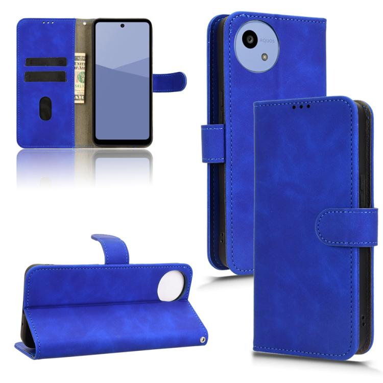 Custodia in pelle con vibrazione magnetica per Sharp Aquos