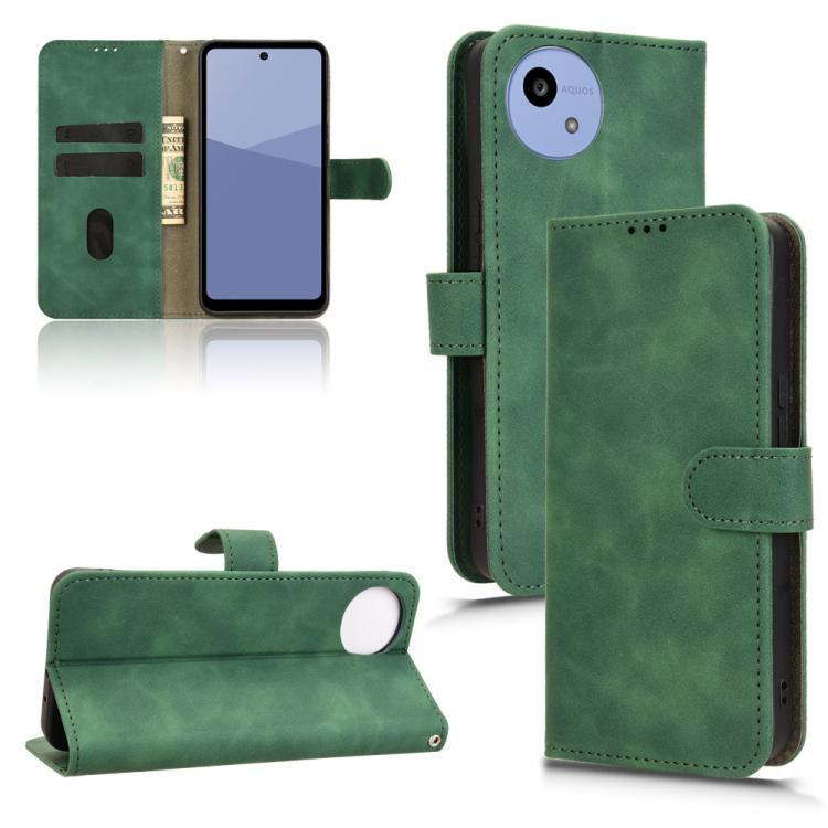 Custodia in pelle con vibrazione magnetica per Sharp Aquos