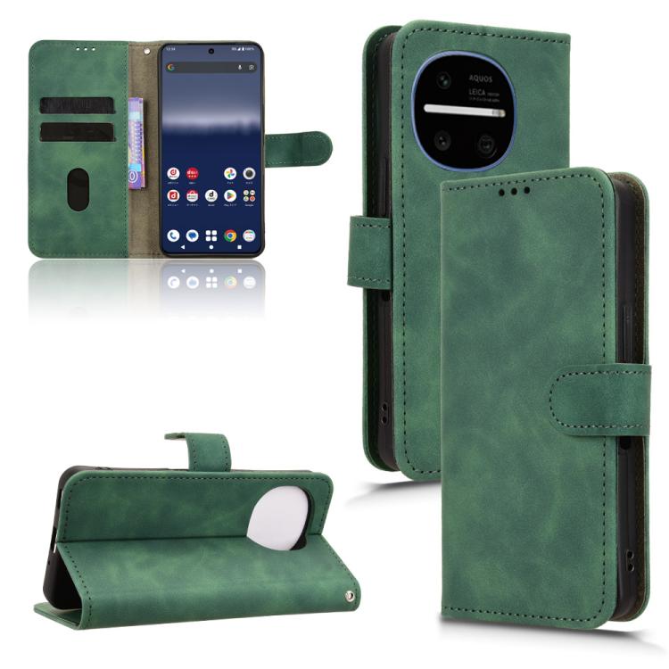 Custodia in pelle con vibrazione magnetica per Sharp Aquos