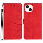 Custodia in pelle goffrata per iPhone 15 e 14