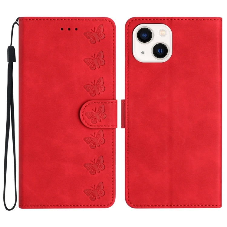Custodia in pelle goffrata per iPhone 15 e 14