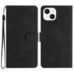 Custodia in pelle goffrata per iPhone 15 e 14