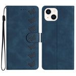Custodia in pelle goffrata per iPhone 15 e 14