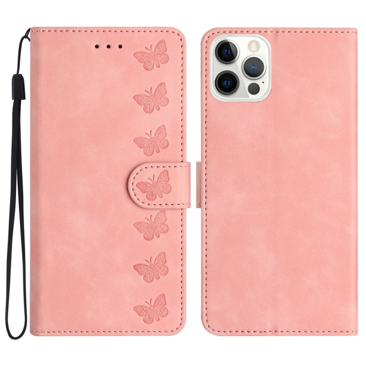Custodia in pelle goffrata per iPhone 15 e 14