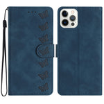 Custodia in pelle goffrata per iPhone 15 e 14