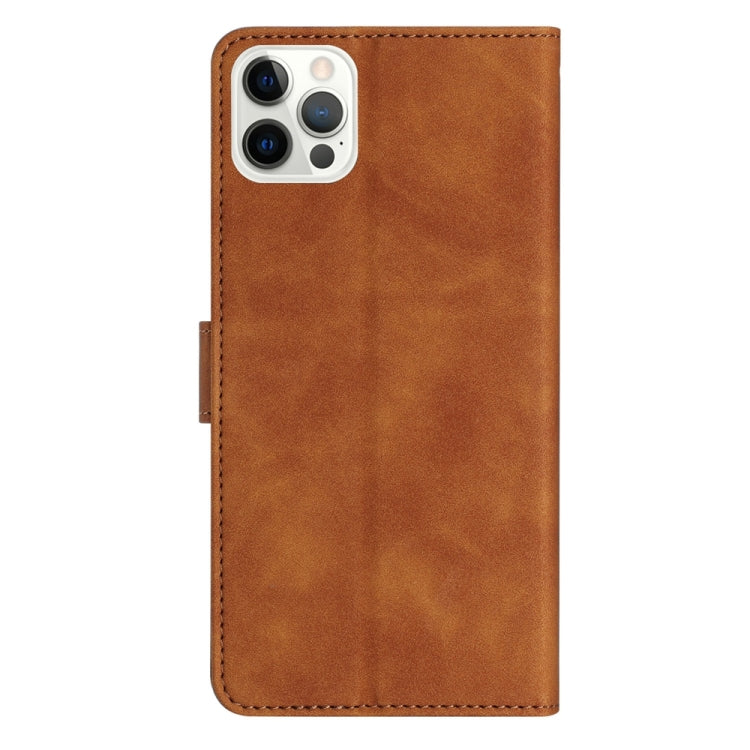 Custodia in pelle goffrata per iPhone 13 e 14 Pro Max