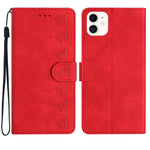 Custodia in pelle goffrata per iPhone 12 mini e 11
