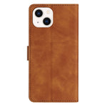 Custodia in pelle goffrata per iPhone 15 e 14