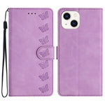 Custodia in pelle goffrata per iPhone 15 e 14