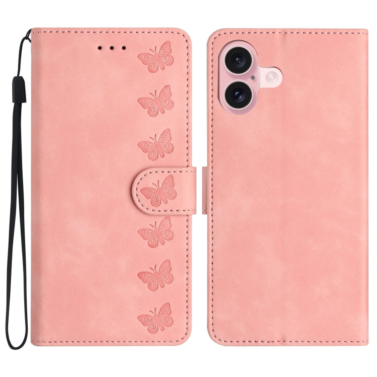 Custodia in pelle goffrata per iPhone 15 e 16