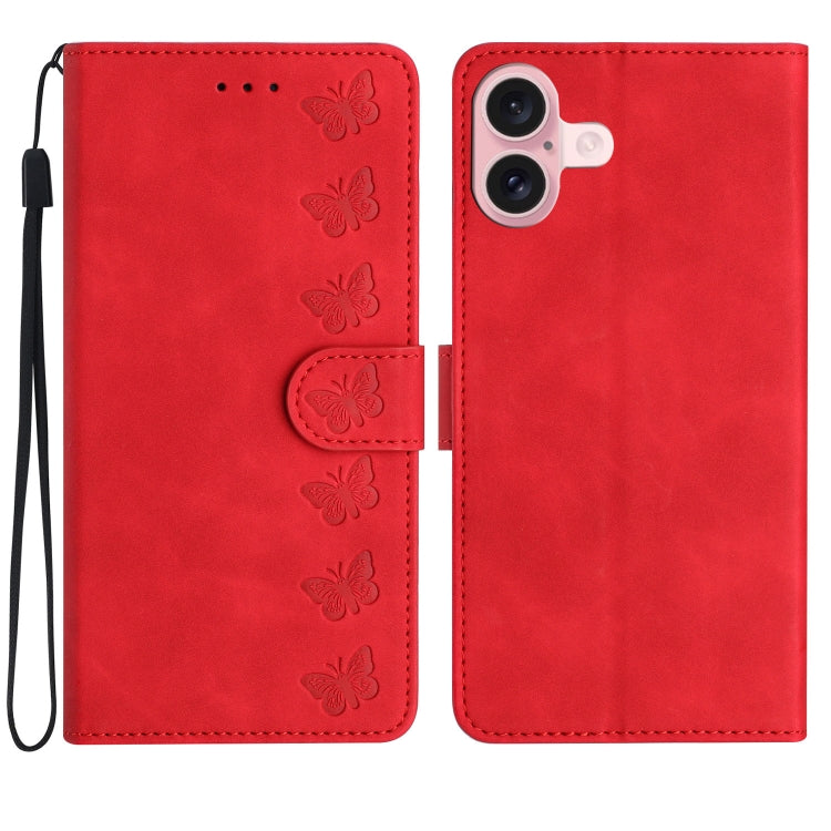 Custodia in pelle goffrata per iPhone 15 e 16