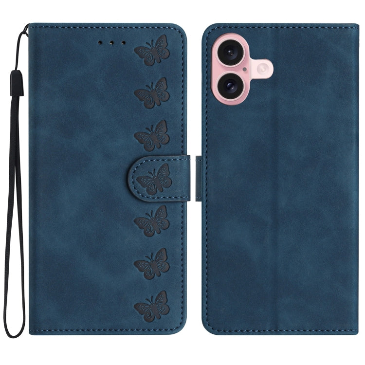 Custodia in pelle goffrata per iPhone 15 e 16