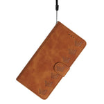 Custodia in pelle goffrata per iPhone 16