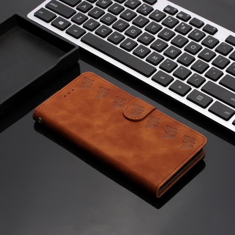Custodia in pelle goffrata per iPhone 16