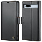 Custodia pelle antifurto RFID con fibbia per Google Pixel 8 e 7a