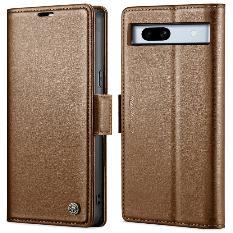 Custodia pelle antifurto RFID con fibbia per Google Pixel 8 e 7a