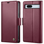 Custodia pelle antifurto RFID con fibbia per Google Pixel 8 e 7a