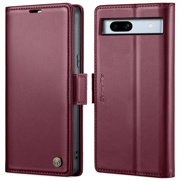 Custodia pelle antifurto RFID con fibbia per Google Pixel 8 e 7a