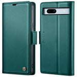Custodia pelle antifurto RFID con fibbia per Google Pixel 8 e 7a