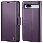 Custodia pelle antifurto RFID con fibbia per Google Pixel 8 e 7a