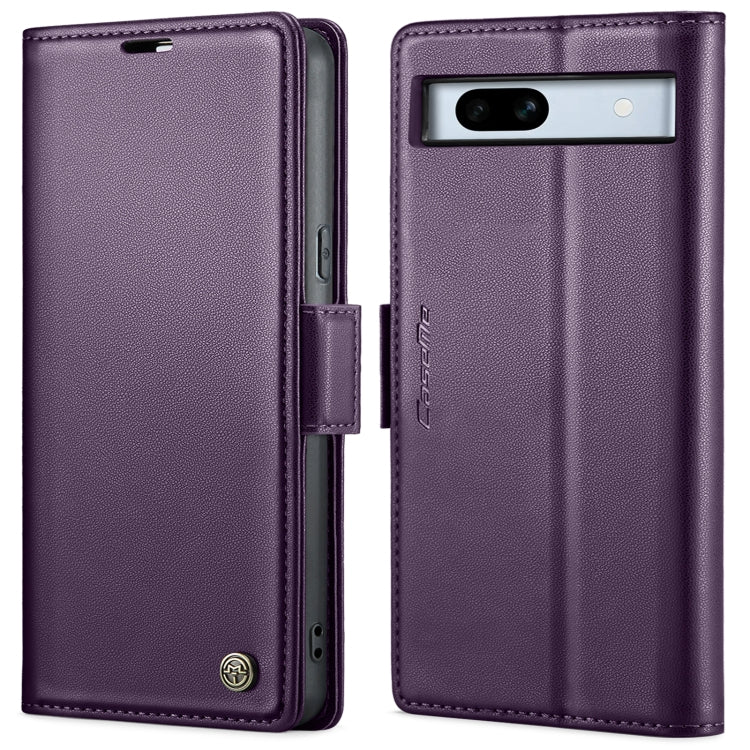 Custodia pelle antifurto RFID con fibbia per Google Pixel 8 e 7a