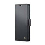 Custodia pelle antifurto RFID con fibbia per Google Pixel 8 e 7a