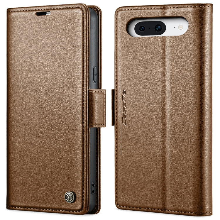Custodia pelle antifurto RFID con fibbia per Google Pixel 8 e 7a