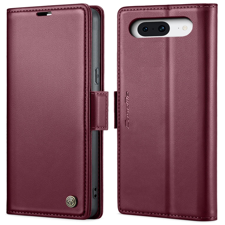 Custodia pelle antifurto RFID con fibbia per Google Pixel 8 e 7a