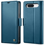 Custodia pelle antifurto RFID con fibbia per Google Pixel 8 e 7a