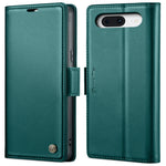 Custodia pelle antifurto RFID con fibbia per Google Pixel 8 e 7a