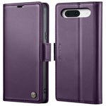 Custodia pelle antifurto RFID con fibbia per Google Pixel 8 e 7a