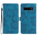 Custodia portafoglio in pelle con motivo floreale per Samsung Gal