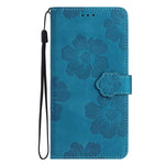 Custodia portafoglio in pelle con motivo floreale per Samsung Gal