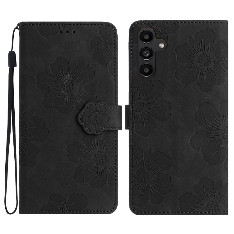 Custodia portafoglio in pelle con motivo floreale per Samsung Gal