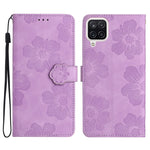 Custodia portafoglio in pelle con motivo floreale per Samsung Gal