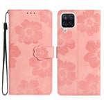 Custodia portafoglio in pelle con motivo floreale per Samsung Gal